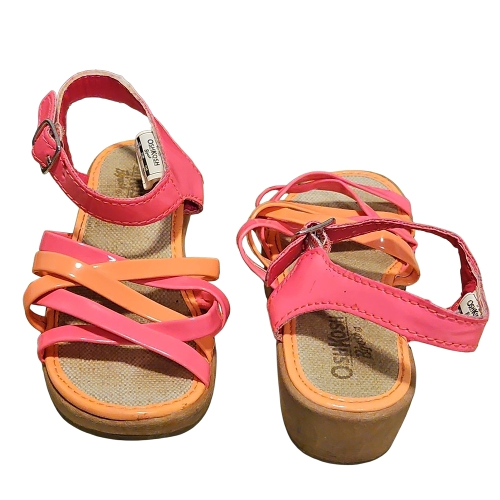 OshKosh B'gosh Pink/Orange Sandals - Picture 3 of 7